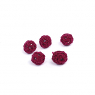 Бусины текстильные MAGIC HOBBY арт.MG-E8409-12 цв.10 ?10мм уп.5шт