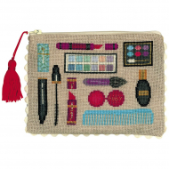 Набор для вышивания Le Bonheur des Dames арт.5078 Косметичка Maquillage (Макияж) 16х12 см