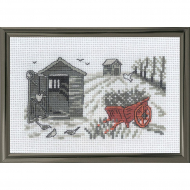 Набор для вышивания PERMIN арт.13-1394 Поле 15х10 см