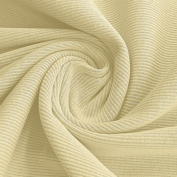 Ткань трикотаж Кашкорсе с лайкрой 220г опененд 60+60см ваниль 11-0616 уп.15м Ткань трикотаж Кашкорсе с лайкрой 220г опененд 60+60см ваниль 11-0616 уп.15м