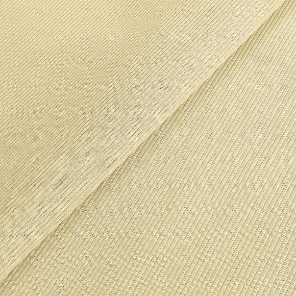 Ткань трикотаж Кашкорсе с лайкрой 220г опененд 60+60см ваниль 11-0616 уп.15м Ткань трикотаж Кашкорсе с лайкрой 220г опененд 60+60см ваниль 11-0616 уп.15м