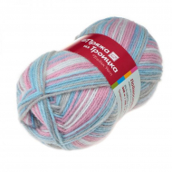 Пряжа для вязания ТРО Подмосковная (50% шерсть, 50% акрил) 10х100г/250м цв.принт 7349