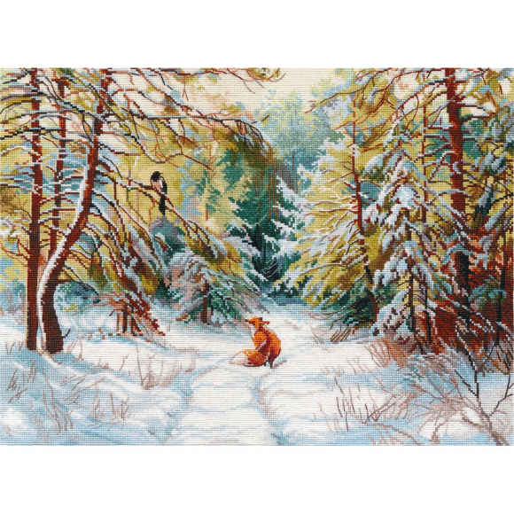 Набор для вышивания ОВЕН арт. 1492 Какая встреча! 40х30 см