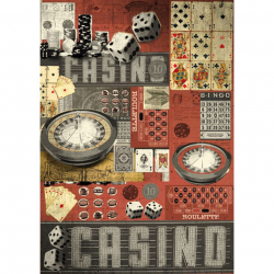 59382_Карта для декупажа "Casino"