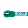 Нитки для вышивания Gamma мулине (3071-3172) 100% хлопок 24 x 8 м цв.3139 т.зеленый