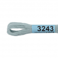 Нитки для вышивания Gamma мулине (3173-6115) 100% хлопок 24 x 8 м цв.3243 бл.голубой