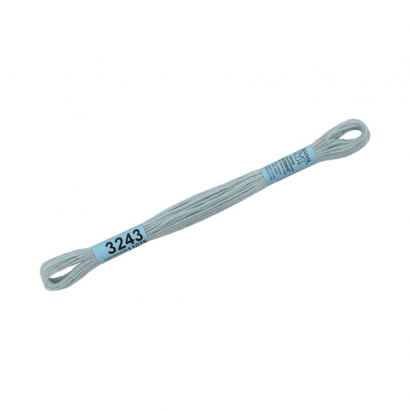 Нитки для вышивания Gamma мулине (3173-6115) 100% хлопок 24 x 8 м цв.3243 бл.голубой