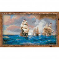 Набор для вышивания РИОЛИС арт.1154 Бриг меркурий 40х24 см