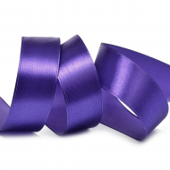 Лента атласная 20мм цв.4285 фиолетовый IDEAL уп.27,4 м