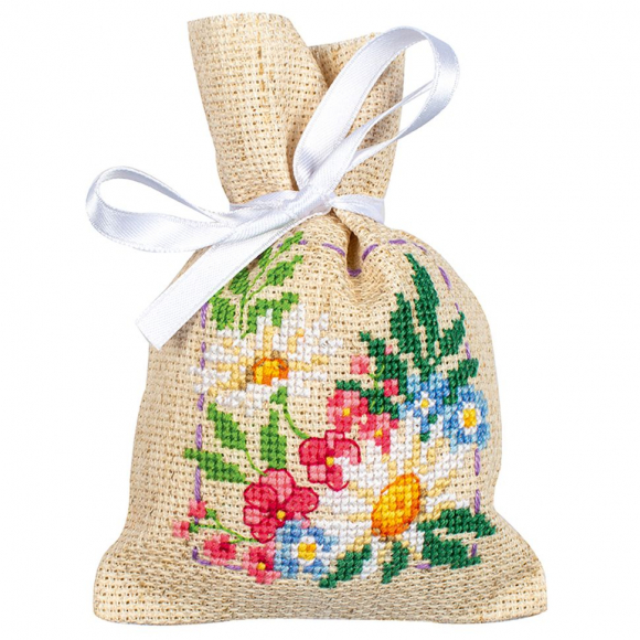 182103_Набор для вышивания мешочков (саше) "Весенние цветы"
