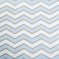 Ткань ранфорс с глитером Зиг-заг, арт.WH 20558-v02, 130г/м?,100% хлопок, шир.240см, цв.голубой/золото, уп.3м