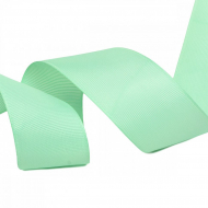 Лента Ideal репсовая в рубчик шир.38мм цв. F199 мятный уп.27,42м