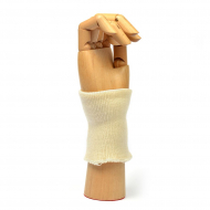 Манжеты 8х10 см 100% ПАН арт.МРЦ-32/2 рапорт 1х1 плетение ластик цв. 501/7 экрю (светло-бежевый) 10 пар