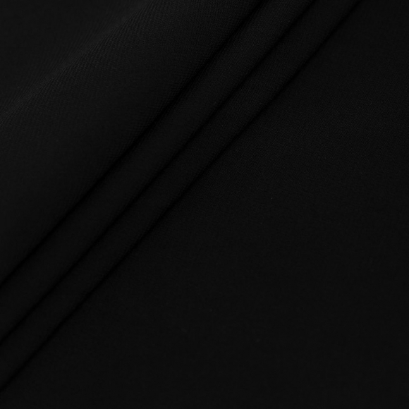 Ткань Шифон-шелк 115 г/м? 97% полиэстер, 3% спандекс шир.150 см арт.Р.37674.98 цв.98 черный рул.30м Ткань Шифон-шелк 115 г/м? 97% полиэстер, 3% спандекс шир.150 см арт.Р.37674.98 цв.98 черный рул.30м