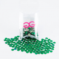 26515_Термоклеевые украшения для декора "Rhinestuds Green", 1упак. (288шт)