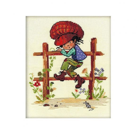 Набор для вышивания мулине НИТЕКС арт.0154 Том 24х20 см