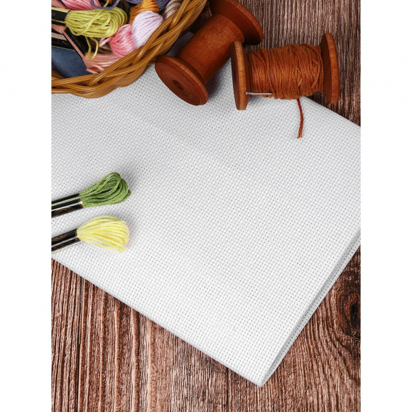 Канва Bestex soft арт.624010-14CT.S 100% Хлопок цв.белый уп.50х50см