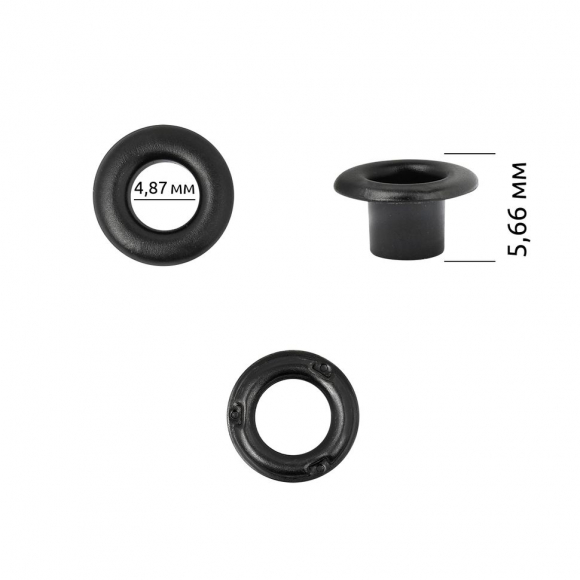 Люверсы сталь New Star №3 (? 4,87мм, h 5,66мм) цв.оксид уп.500шт