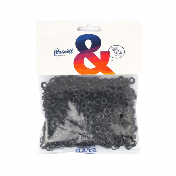 Люверсы сталь New Star №3 (? 4,87мм, h 5,66мм) цв.оксид уп.500шт