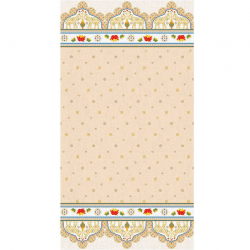 Ткань для пэчворка PEPPY Индийское Сари 146 г/м? 100% хлопок цв.ИС-01 панель кремовый уп.60х110 см