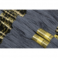 Нитки мулине цв.7008 т.серый 12х10м С-Пб