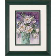 Набор для вышивания DIMENSIONS арт.DMS-65074 Белые пионы 13х18 см