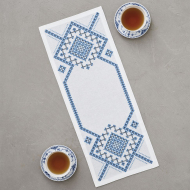 184639_Набор для вышивания дорожки "Синий хардангер"