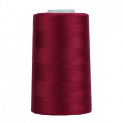 Нитки швейные 50/2 полиэстер 5000 ярд цв.187 бордовый MAX