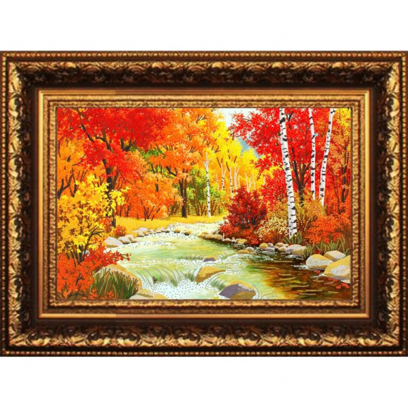 Рисунок на ткани (Бисер) КОНЁК арт. 9470 Золотая осень 45х60 см Рисунок на ткани (Бисер) КОНЁК арт. 9470 Золотая осень 45х60 см