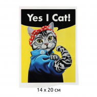 Термотрансфер арт.TBY.1315 I Cat 14х20см, уп.10шт