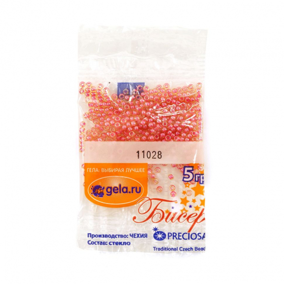 Бисер №10, 5 г., цвет 11028