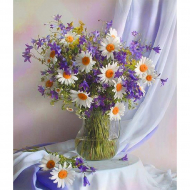 Набор для вышивания лентами МАТРЕНИН ПОСАД арт.28х34 - 7016/Л Сиреневое утро