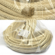 Шнур круглый х/б 16мм с наполнителем 07С2359 рис.5393 цв.003 белый уп.25м