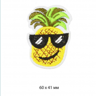 Термоаппликации арт.TBY.CH15 Ананас 60х41мм уп.10 шт