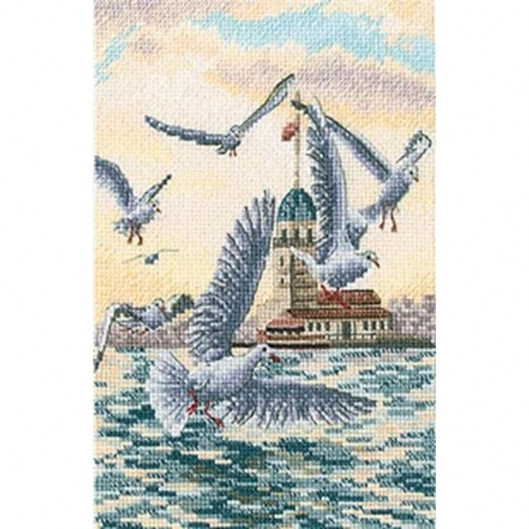 Набор для вышивания РТО арт.M851 Со вкусом соли, ветра и солнца 12,5х19 см