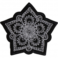 Термоаппликация "Орнамент серебряный блеск"