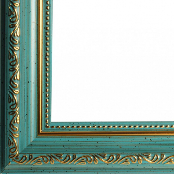 Багетная рамка для картин и вышивки "Белоснежка" арт.3179-BB (Adele) бирюзовый 20х25 см
