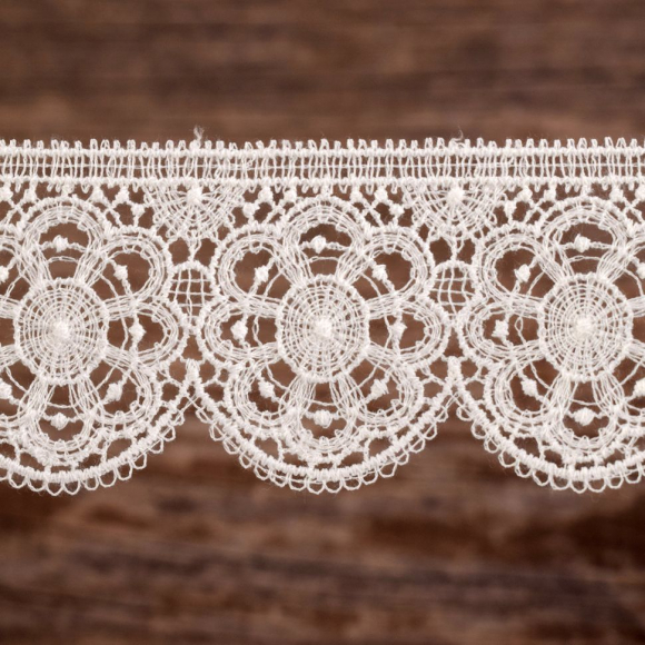 157355_Гипюр, 41 мм, цвет белый