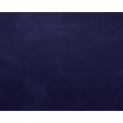 Замша искусственная двухсторонняя арт.КЛ.28682 20х30см цв.синий уп.2 листа