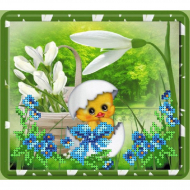 Набор для вышивания бисером с паспарту МАТРЕНИН ПОСАД арт.20,5х30,5 - 26/БП Пасхальная картинка 1