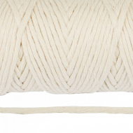 Шпагат крученый х/б 04мм цв.2112 неокр. хлопок уп.100м