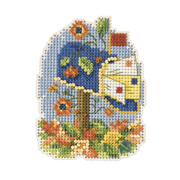 Набор для вышивания MILL HILL Осенняя почта 6х9 см Набор для вышивания MILL HILL Осенняя почта 6х9 см