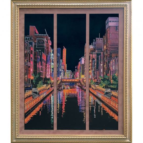 Набор для вышивания бисером НОВА СЛОБОДА арт.ДК2211 Огни большого города 45х68 см Набор для вышивания бисером НОВА СЛОБОДА арт.ДК2211 Огни большого города 45х68 см