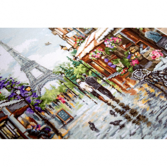 Набор для вышивания LUCA-S арт. B2365 Цветущий Париж 47х34 см