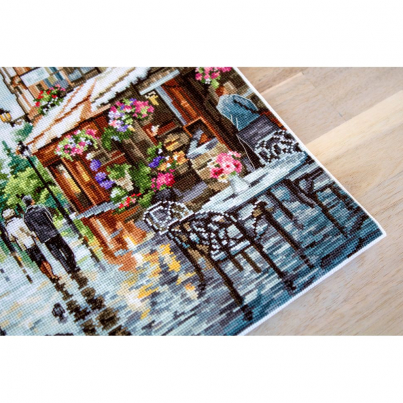 Набор для вышивания LUCA-S арт. B2365 Цветущий Париж 47х34 см