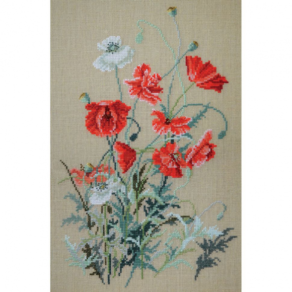 Набор для вышивания МАРЬЯ ИСКУСНИЦА арт.06.002.38 Красные и белые 22х32 см Набор для вышивания МАРЬЯ ИСКУСНИЦА арт.06.002.38 Красные и белые 22х32 см