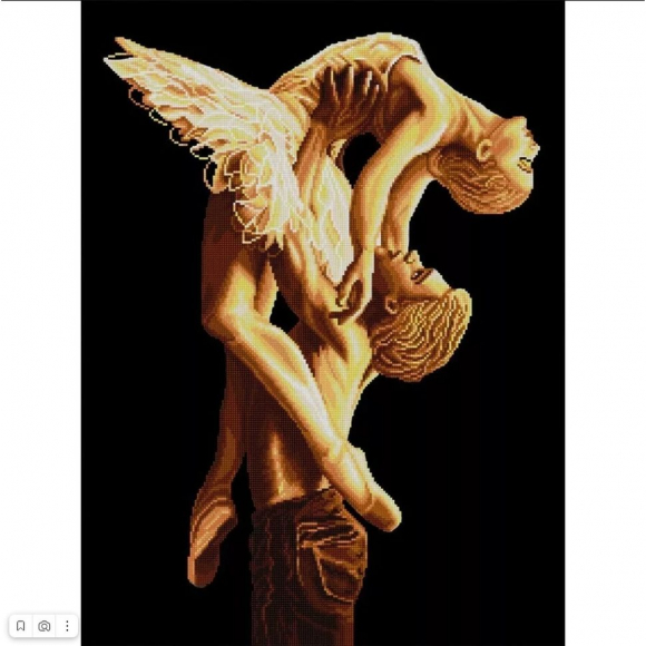 Рисунок на ткани (Бисер) КОНЁК арт. 1421 Балет 45х60 см