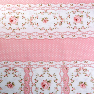 Ткань ранфорс Прованс, арт.WH 10964-v05, 130г/м?,100% хлопок, шир.240см, цв.пыльная роза, рул.30м