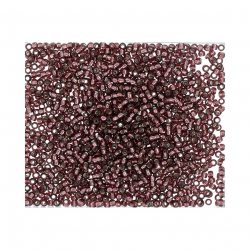 Бисер Япония "TOHO" 15/0  круглый 2  1.5 мм 5 х 5 г №0026C фиолетовый