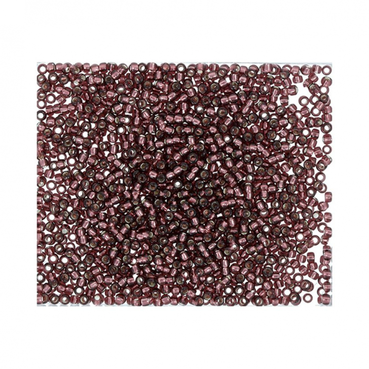 Бисер Япония "TOHO" 15/0  круглый 2  1.5 мм 5 х 5 г №0026C фиолетовый